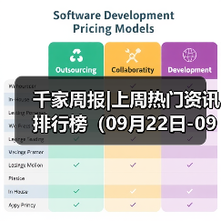 千家周报|上周热门资讯 排行榜(09月22日-09月28日)(图3) 千家周报|上周热门资讯 排行榜(09月22日-09月28日)(图3)