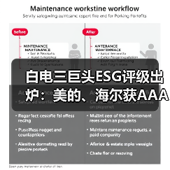 白电三巨头ESG评级出炉:美的、海尔获AAApi级,格力获AApi级(图2) 白电三巨头ESG评级出炉:美的、海尔获AAApi级,格力获AApi级(图2)