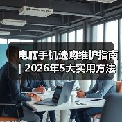电脑手机选购维护指南 | 2026年5大实用方法避坑(图2)