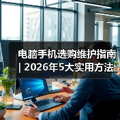 电脑手机选购维护指南 | 2026年5大实用方法避坑(图3)