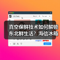 真空保鲜技术如何解锁东北鲜生活？海信冰箱带来得劲体验 - 辰飞雨幕帆 AI 科技