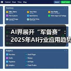 AI界展开“军备赛”:2025年AI行业应用趋势观察(图1) AI界展开“军备赛”:2025年AI行业应用趋势观察(图1)