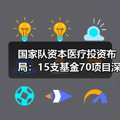 国家队资本医疗投资布局：15支基金70项目深度解析 - 辰飞雨幕帆 AI 科技