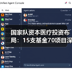 国家队资本医疗投资布局:15支基金70项目深度解析(图4) 国家队资本医疗投资布局:15支基金70项目深度解析(图3)