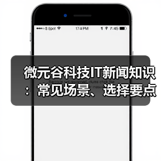 微元谷科技IT新闻知识:常见场景、选择要点与注意事项(图3) 微元谷科技IT新闻知识:常见场景、选择要点与注意事项(图3)