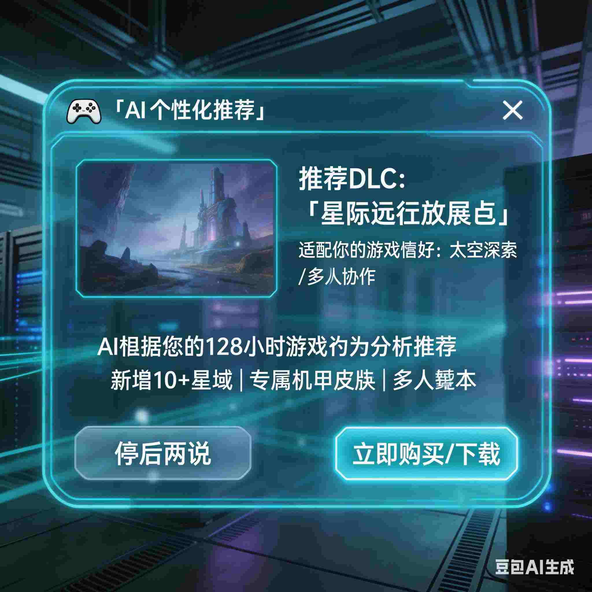 AI技术如何重塑游戏DLC内容服务体系：