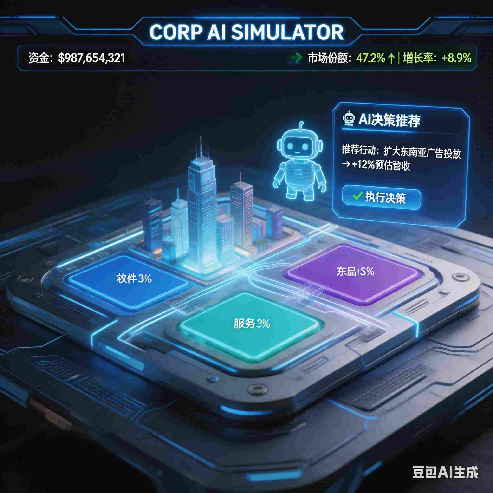 AI技术如何重塑商业模拟游戏体验：从智能经营决策到数字工厂升级(图2)