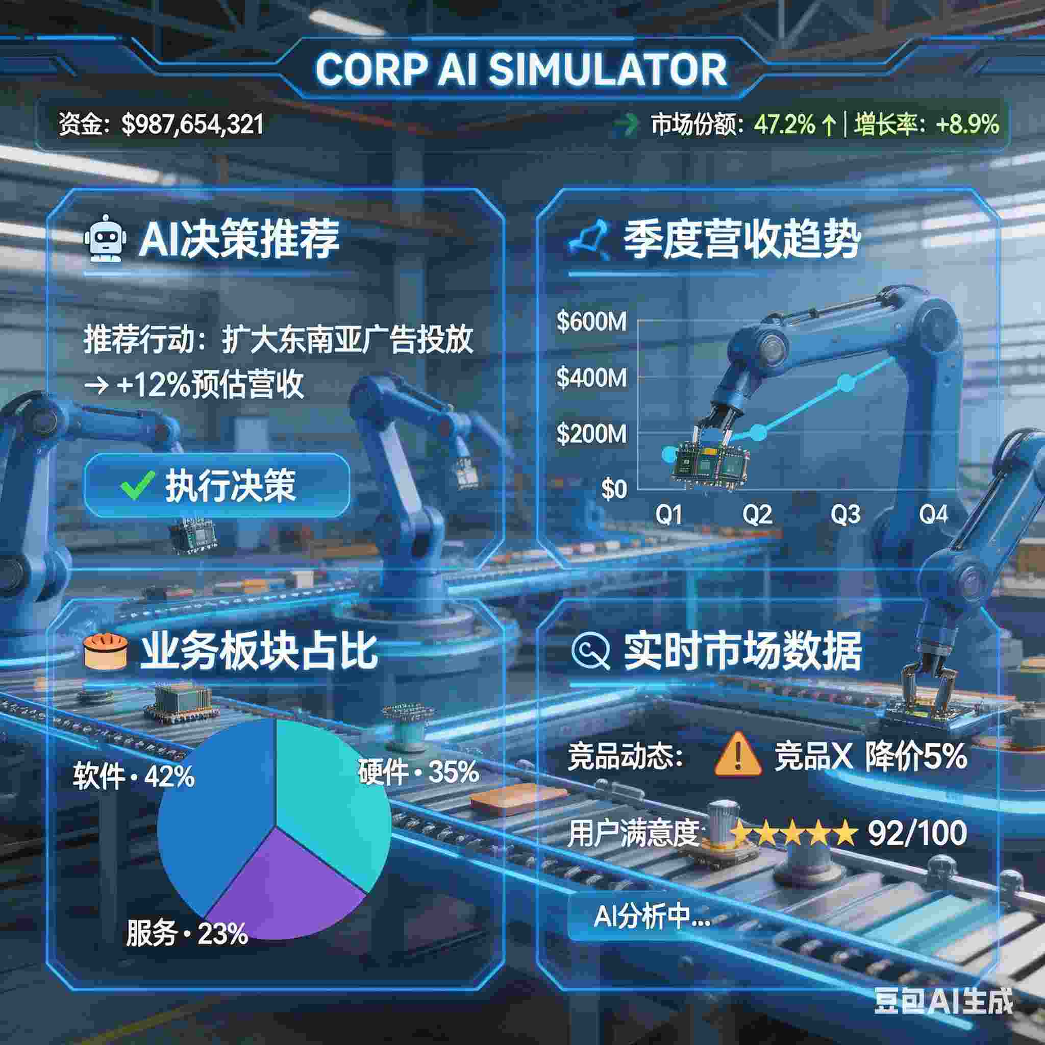 AI技术如何重塑商业模拟游戏体验：从智能经营决策到数字工厂升级(图3)