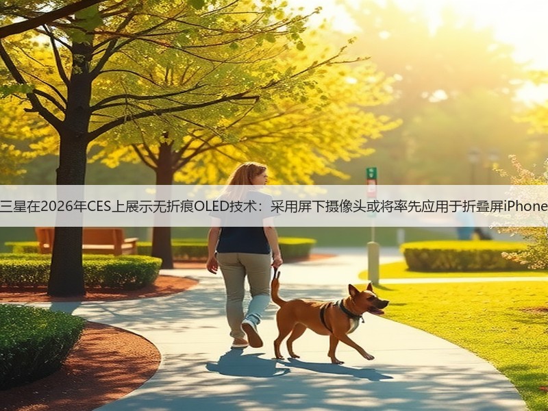 三星在2026年CES上展示无折痕OLED技术：采用屏下摄像头或将率先应用于折叠屏iPhone(图3)