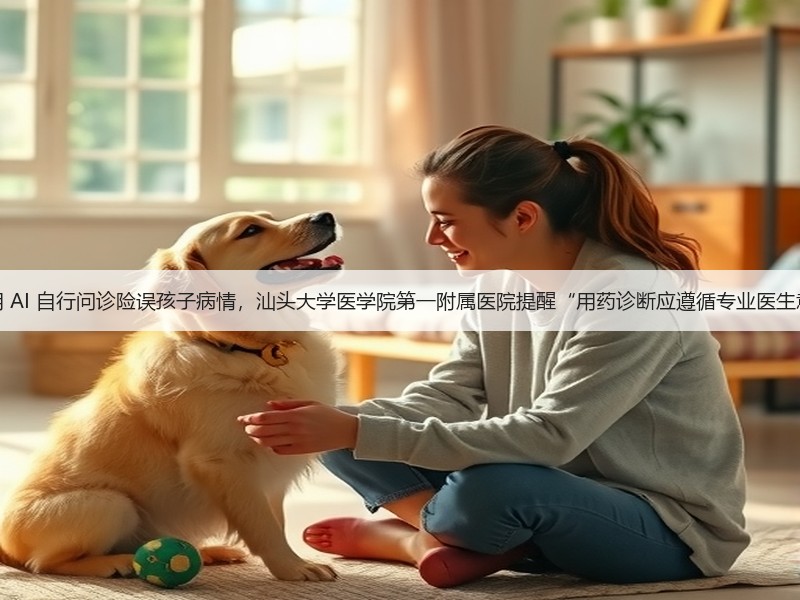 父母用 AI 自行问诊险误孩子病情，汕头大学医学院第一附属医院提醒“用药诊断应遵循专业医生意见”(图2)