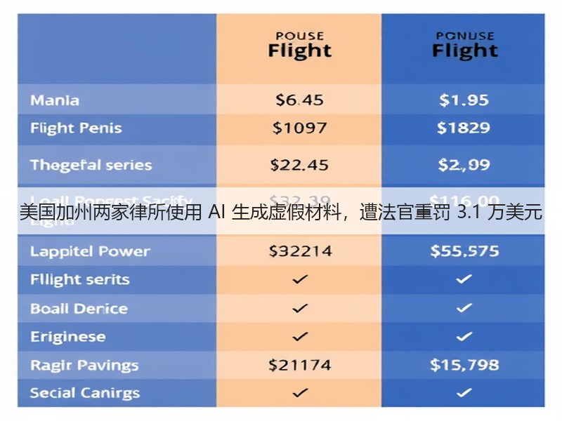 美国加州两家律所使用 AI 生成虚假材料,遭法官重罚 3.1 万美元(图2) 美国加州两家律所使用 AI 生成虚假材料,遭法官重罚 3.1 万美元(图2)