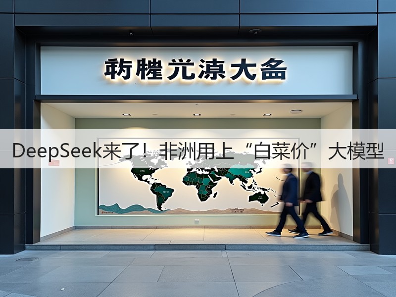 DeepSeek来了!非洲用上“白菜价”大模型(图2) DeepSeek来了!非洲用上“白菜价”大模型(图2)