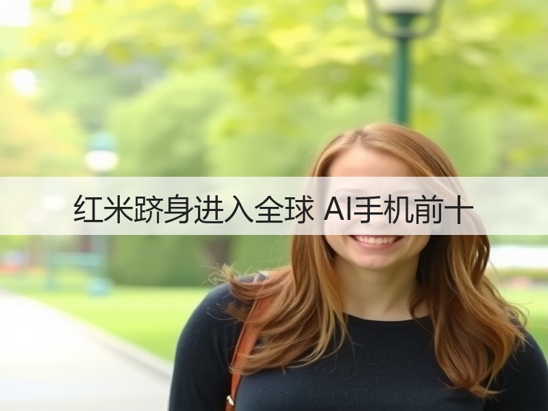 红米跻身进入全球 AI手机前十(图3) 红米跻身进入全球 AI手机前十(图3)