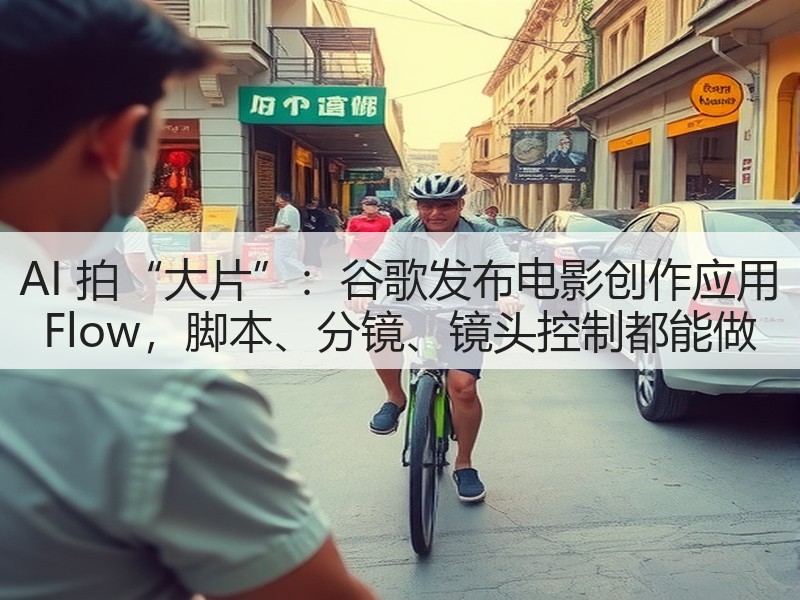 AI 拍“大片”：谷歌发布电影创作应用 Flow，脚本、分镜、镜头控制都能做(图2)