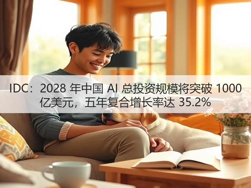 IDC：2028 年中国 AI 总投资规模将突破 1000 亿美元，五年复合增长率达 35.2%(图2)