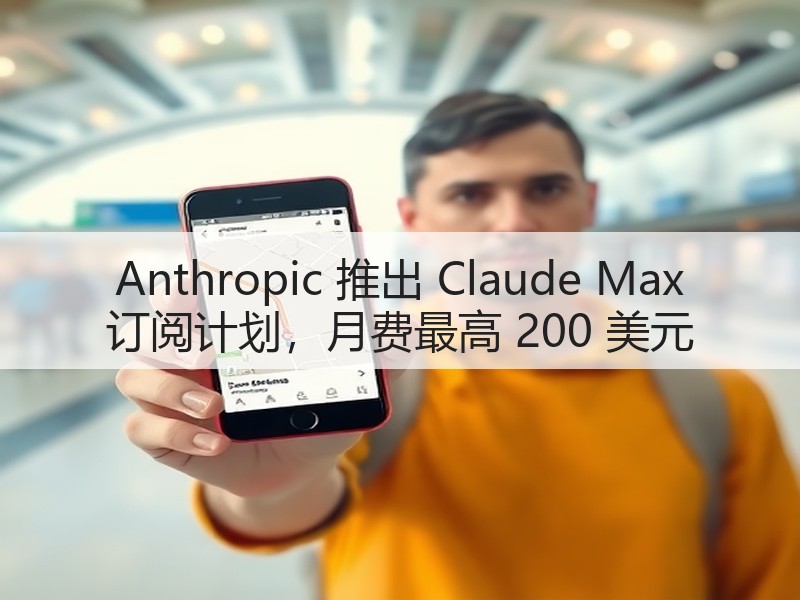 Anthropic 推出 Claude Max 订阅计划,月费最高 200 美元(图2) Anthropic 推出 Claude Max 订阅计划,月费最高 200 美元(图2)