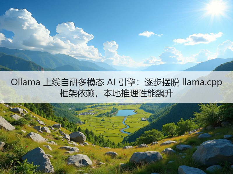Ollama 上线自研多模态 AI 引擎:逐步摆脱 llama.cpp 框架依赖,本地推理性能飙升(图3) Ollama 上线自研多模态 AI 引擎:逐步摆脱 llama.cpp 框架依赖,本地推理性能飙升(图3)