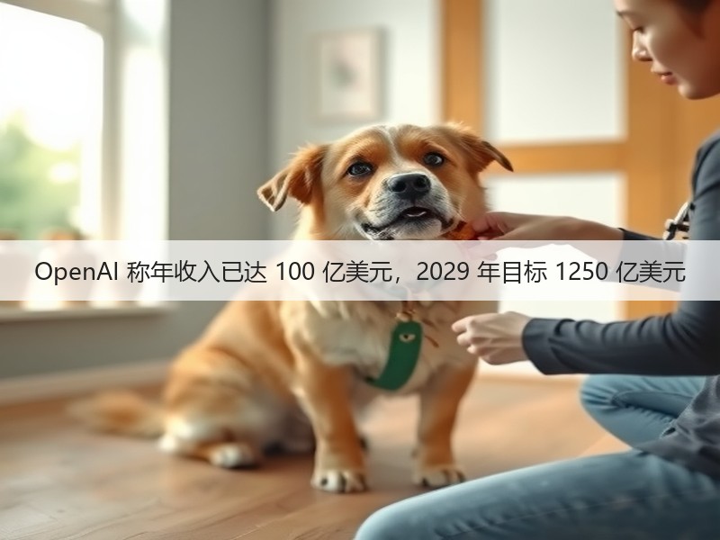 OpenAI 称年收入已达 100 亿美元,2029 年目标 1250 亿美元(图2) OpenAI 称年收入已达 100 亿美元,2029 年目标 1250 亿美元(图2)