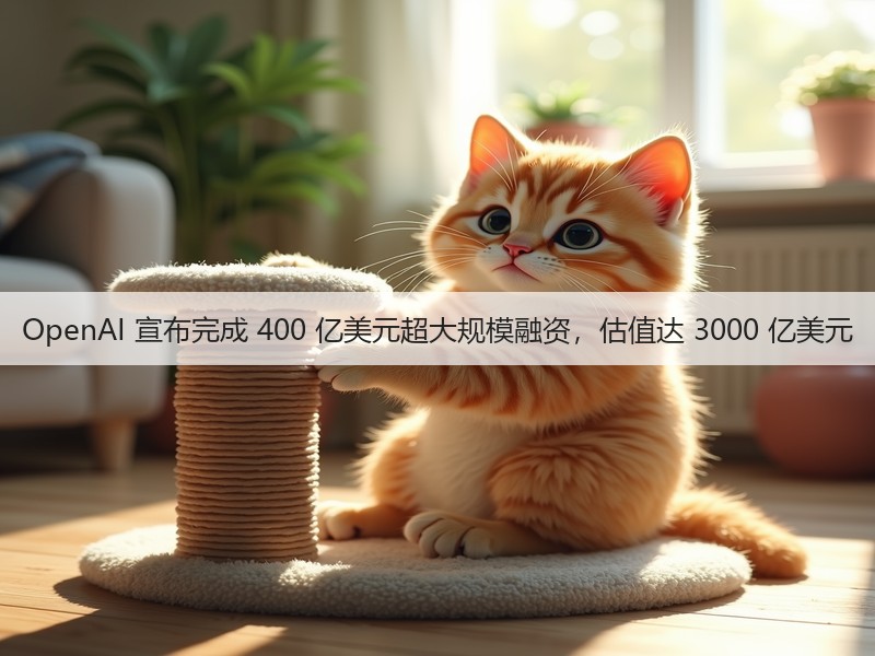 OpenAI 宣布完成 400 亿美元超大规模融资，估值达 3000 亿美元(图3)