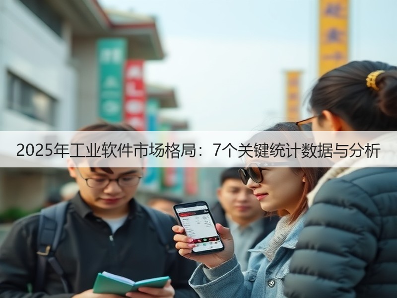2025年工业软件市场格局：7个关键统计数据与分析(图3)