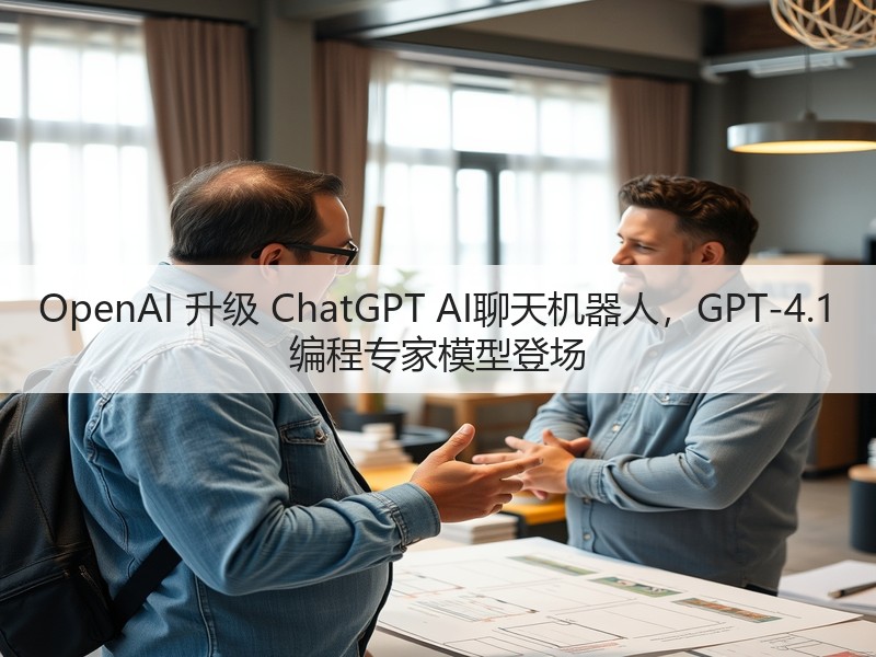 OpenAI 升级 ChatGPT AI聊天机器人,GPT-4.1 编程专家模型登场(图3) OpenAI 升级 ChatGPT AI聊天机器人,GPT-4.1 编程专家模型登场(图3)