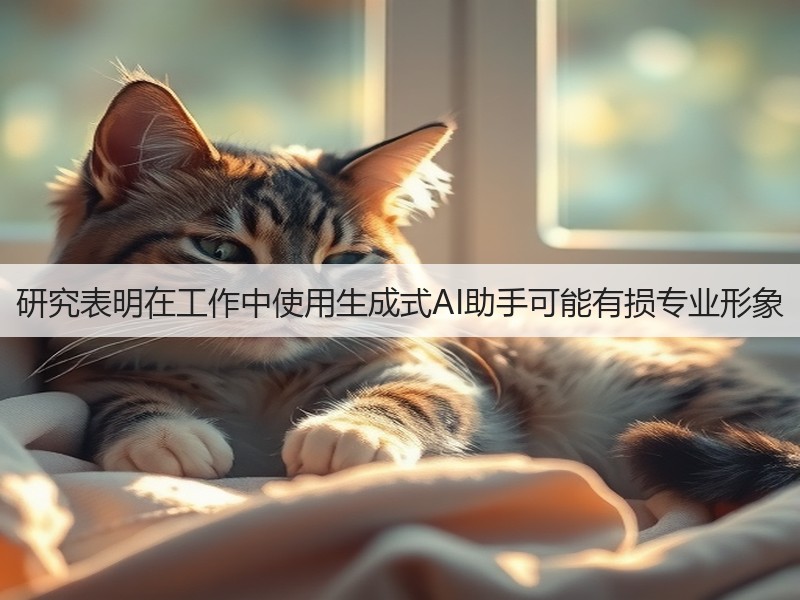 研究表明在工作中使用生成式AI助手可能有损专业形象(图3) 研究表明在工作中使用生成式AI助手可能有损专业形象(图3)