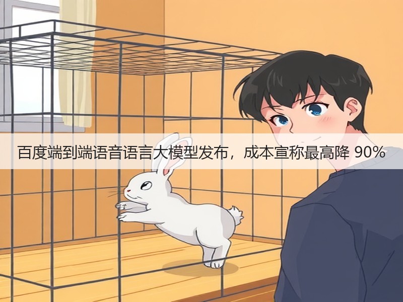 百度端到端语音语言大模型发布,成本宣称最高降 90%(图2) 百度端到端语音语言大模型发布,成本宣称最高降 90%(图2)