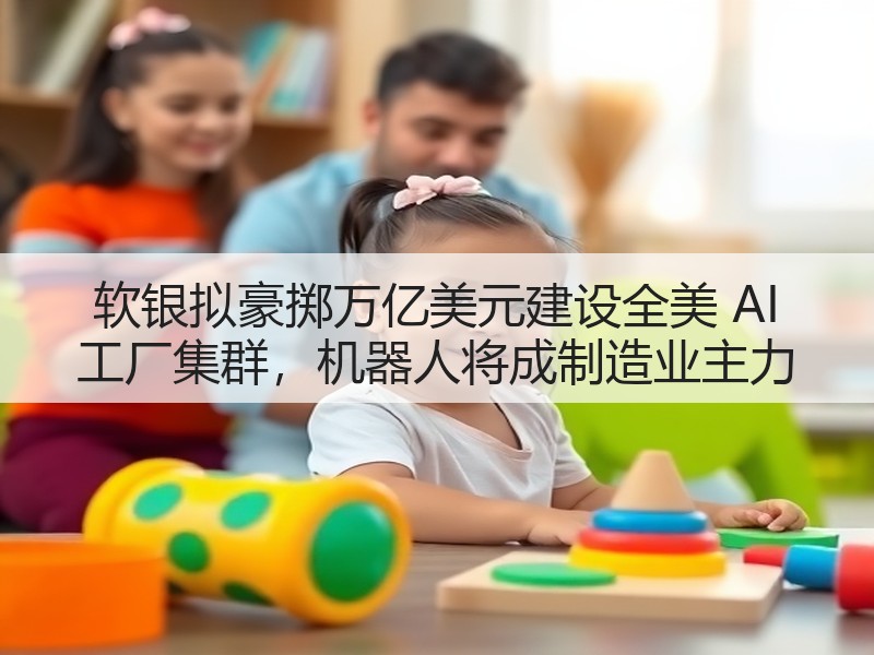 软银拟豪掷万亿美元建设全美 AI 工厂集群,机器人将成制造业主力(图2) 软银拟豪掷万亿美元建设全美 AI 工厂集群,机器人将成制造业主力(图2)