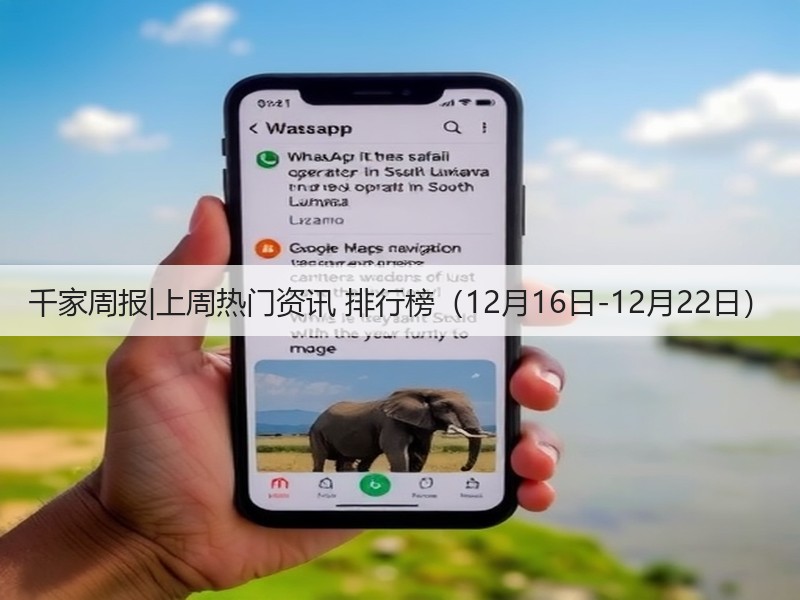 千家周报|上周热门资讯 排行榜（12月16日-12月22日）(图2)
