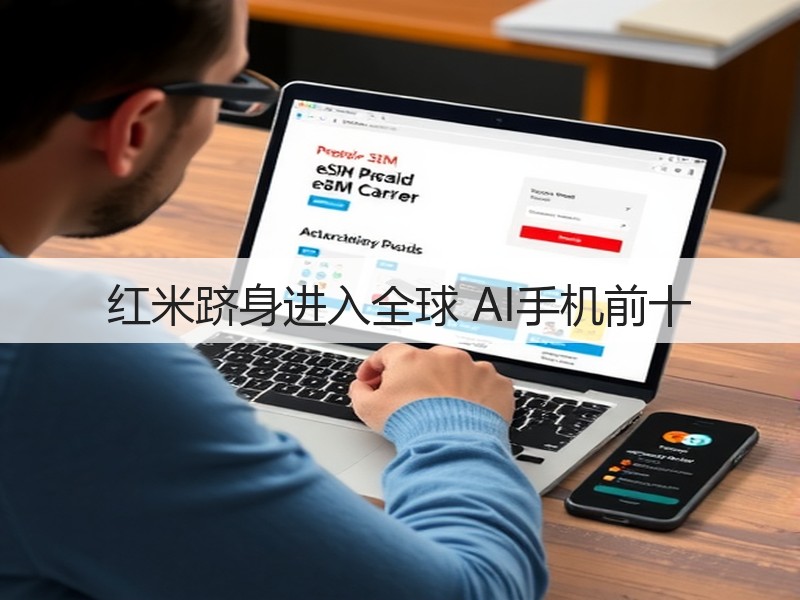 红米跻身进入全球 AI手机前十(图1)