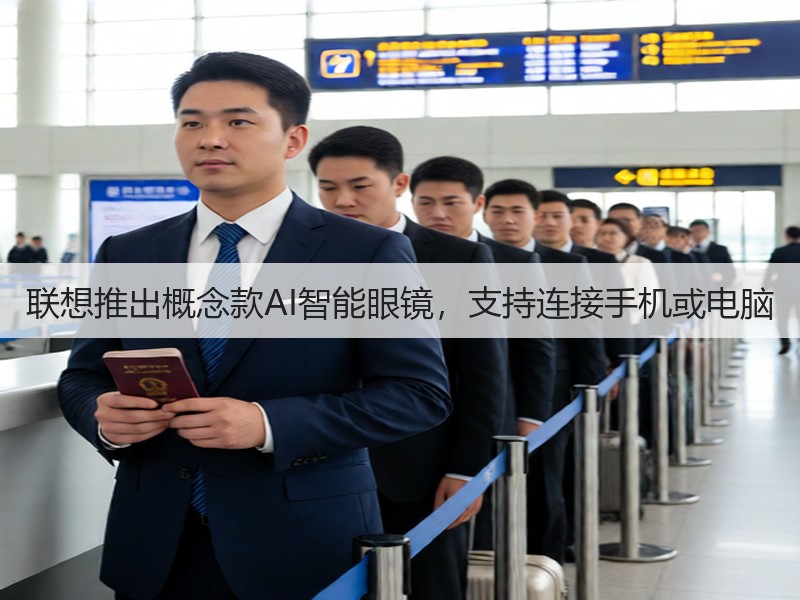 联想推出概念款AI智能眼镜,支持连接手机或电脑(图3) 联想推出概念款AI智能眼镜,支持连接手机或电脑(图3)