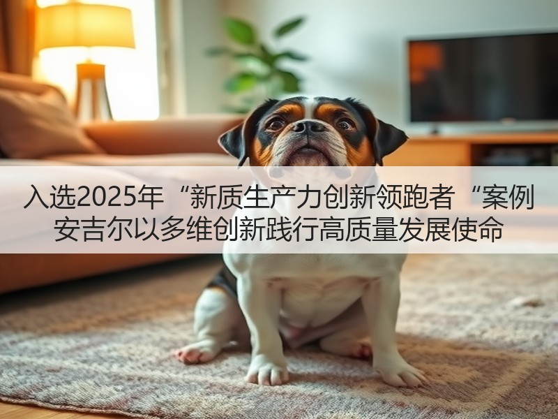 入选2025年“新质生产力创新领跑者“案例 安吉尔以多维创新践行高质量发展使命(图3) 入选2025年“新质生产力创新领跑者“案例 安吉尔以多维创新践行高质量发展使命(图3)