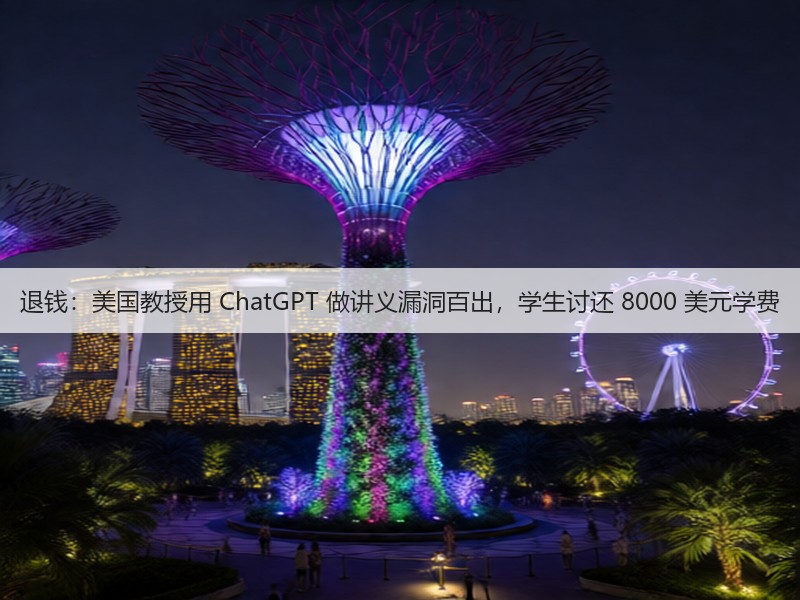 退钱:美国教授用 ChatGPT 做讲义漏洞百出,学生讨还 8000 美元学费(图2) 退钱:美国教授用 ChatGPT 做讲义漏洞百出,学生讨还 8000 美元学费(图2)