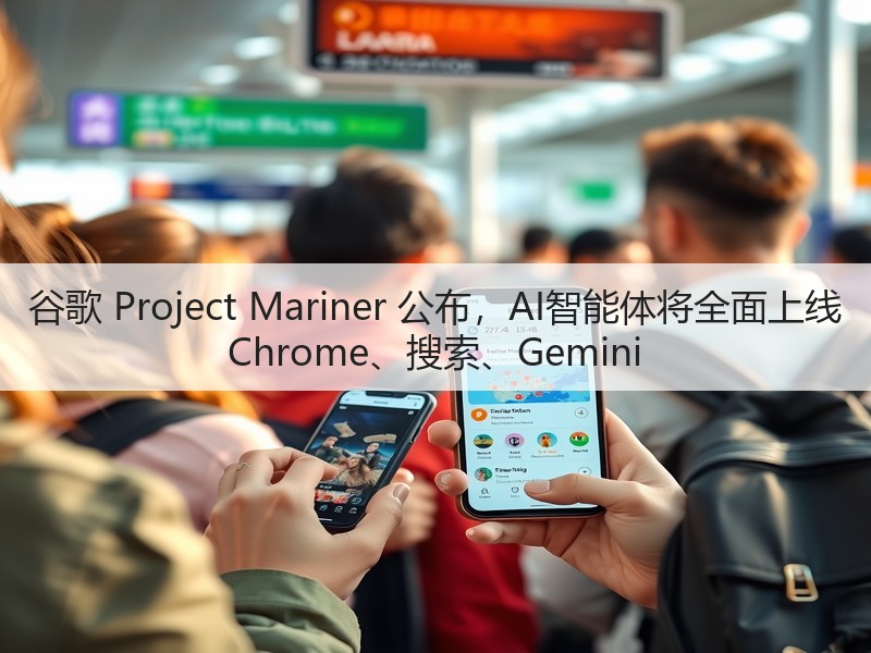 谷歌 Project Mariner 公布，AI智能体将全面上线 Chrome、搜索、Gemini(图2)