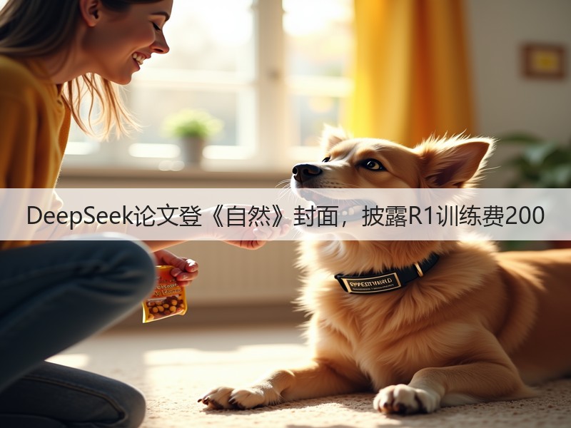 DeepSeek论文登《自然》封面,披露R1训练费200(图3) DeepSeek论文登《自然》封面,披露R1训练费200(图3)