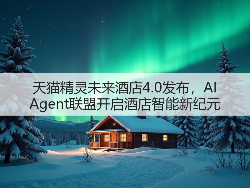 天猫精灵未来酒店4.0发布，AI Agent联盟开启酒店智能新纪元(图2)