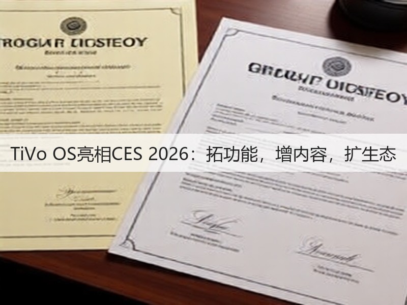 TiVo OS亮相CES 2026:拓功能,增内容,扩生态(图1) TiVo OS亮相CES 2026:拓功能,增内容,扩生态(图1)