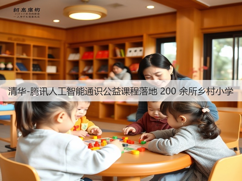 清华-腾讯人工智能通识公益课程落地 200 余所乡村小学(图3)