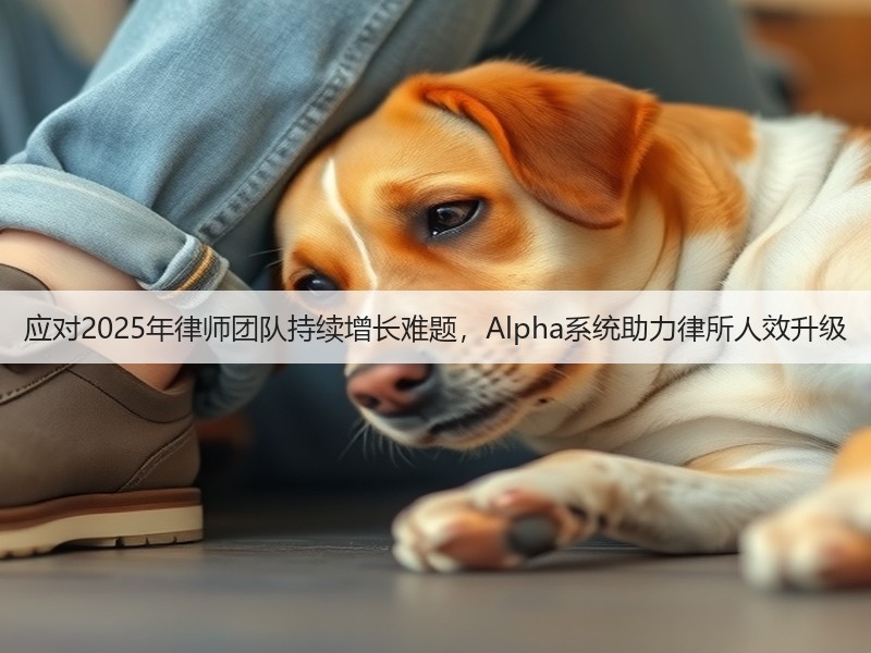 应对2025年律师团队持续增长难题,Alpha系统助力律所人效升级(图2) 应对2025年律师团队持续增长难题,Alpha系统助力律所人效升级(图2)