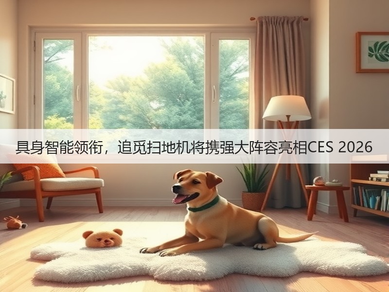 具身智能领衔,追觅扫地机将携强大阵容亮相CES 2026(图3) 具身智能领衔,追觅扫地机将携强大阵容亮相CES 2026(图3)