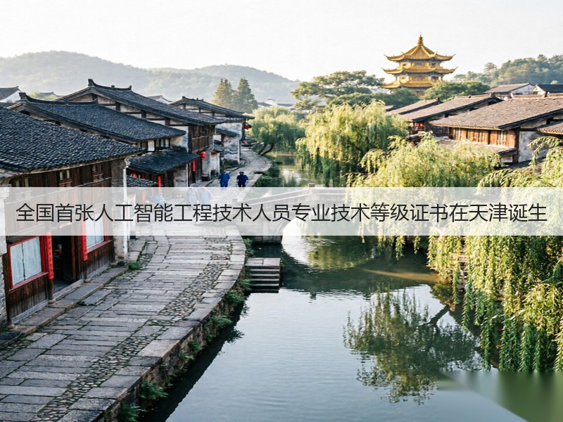 全国首张人工智能工程技术人员专业技术等级证书在天津诞生(图2) 全国首张人工智能工程技术人员专业技术等级证书在天津诞生(图2)