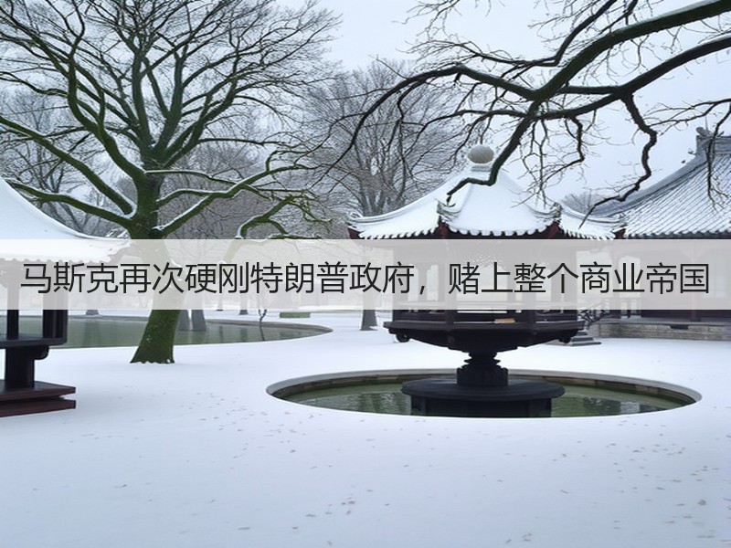 马斯克再次硬刚特朗普政府,赌上整个商业帝国(图3) 马斯克再次硬刚特朗普政府,赌上整个商业帝国(图3)