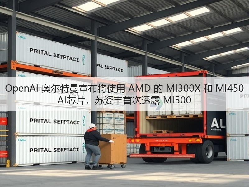 OpenAI 奥尔特曼宣布将使用 AMD 的 MI300X 和 MI450 AI芯片，苏姿丰首次透露 MI500(图2)