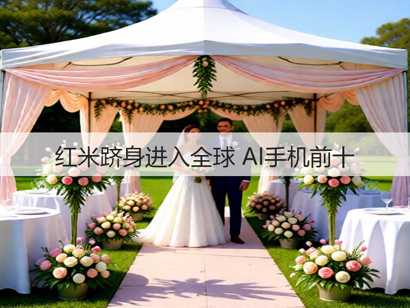 红米跻身进入全球 AI手机前十(图3)