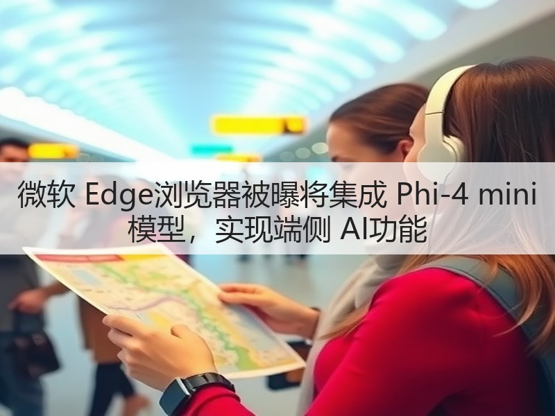 微软 Edge浏览器被曝将集成 Phi-4 mini 模型,实现端侧 AI功能(图2) 微软 Edge浏览器被曝将集成 Phi-4 mini 模型,实现端侧 AI功能(图2)