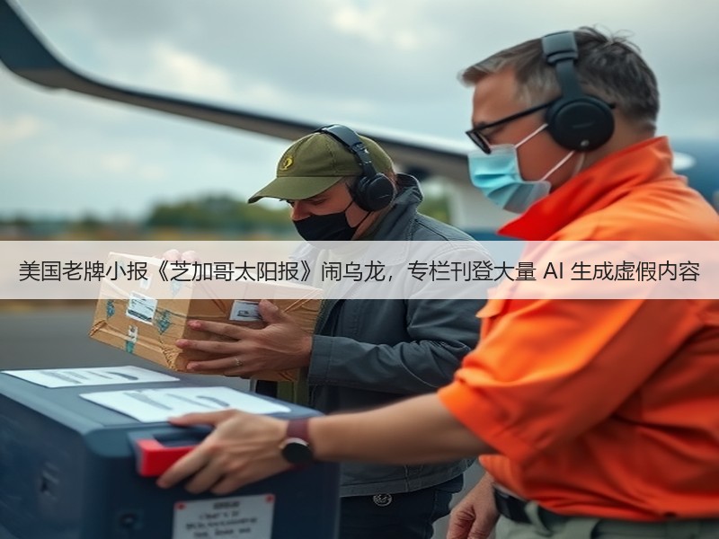 美国老牌小报《芝加哥太阳报》闹乌龙，专栏刊登大量 AI 生成虚假内容(图3)