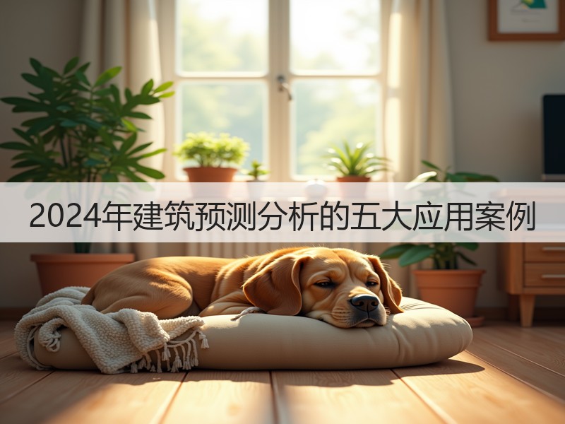 2024年建筑预测分析的五大应用案例(图3) 2024年建筑预测分析的五大应用案例(图3)