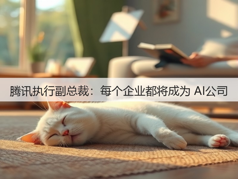 腾讯执行副总裁:每个企业都将成为 AI公司(图2) 腾讯执行副总裁:每个企业都将成为 AI公司(图2)
