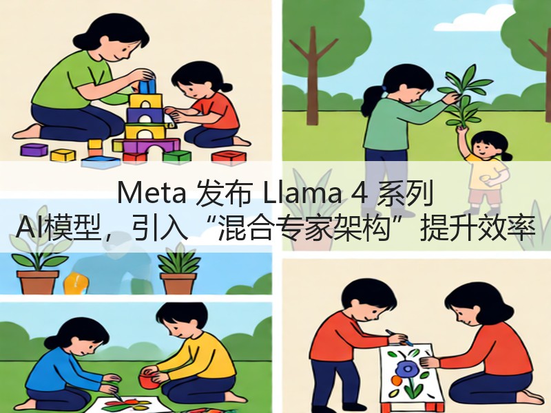 Meta 发布 Llama 4 系列 AI模型,引入“混合专家架构”提升效率(图2) Meta 发布 Llama 4 系列 AI模型,引入“混合专家架构”提升效率(图2)