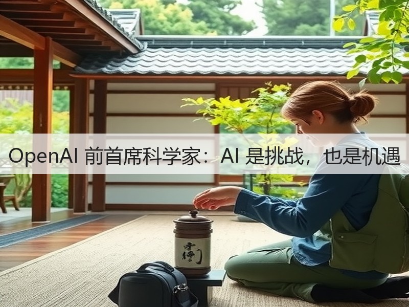 OpenAI 前首席科学家:AI 是挑战,也是机遇(图3) OpenAI 前首席科学家:AI 是挑战,也是机遇(图3)